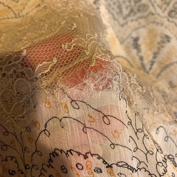 Diane Von Furstenberg Silk Lace Blouse - Picture 9 of 16